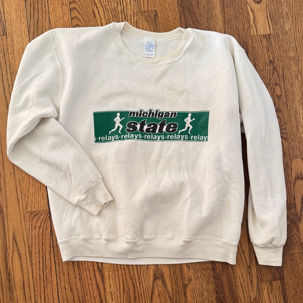 Rare Vintage Champion Michigan State Men's Crewneck Sweater